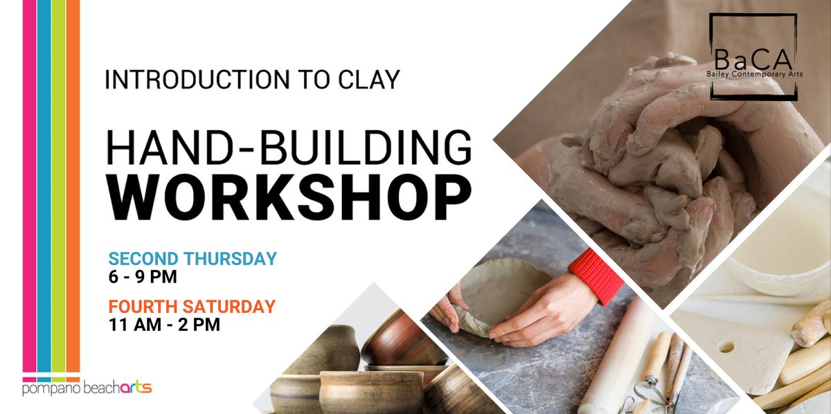 Introduction to Clay Hand Building, Bailey Contemporary Arts Center