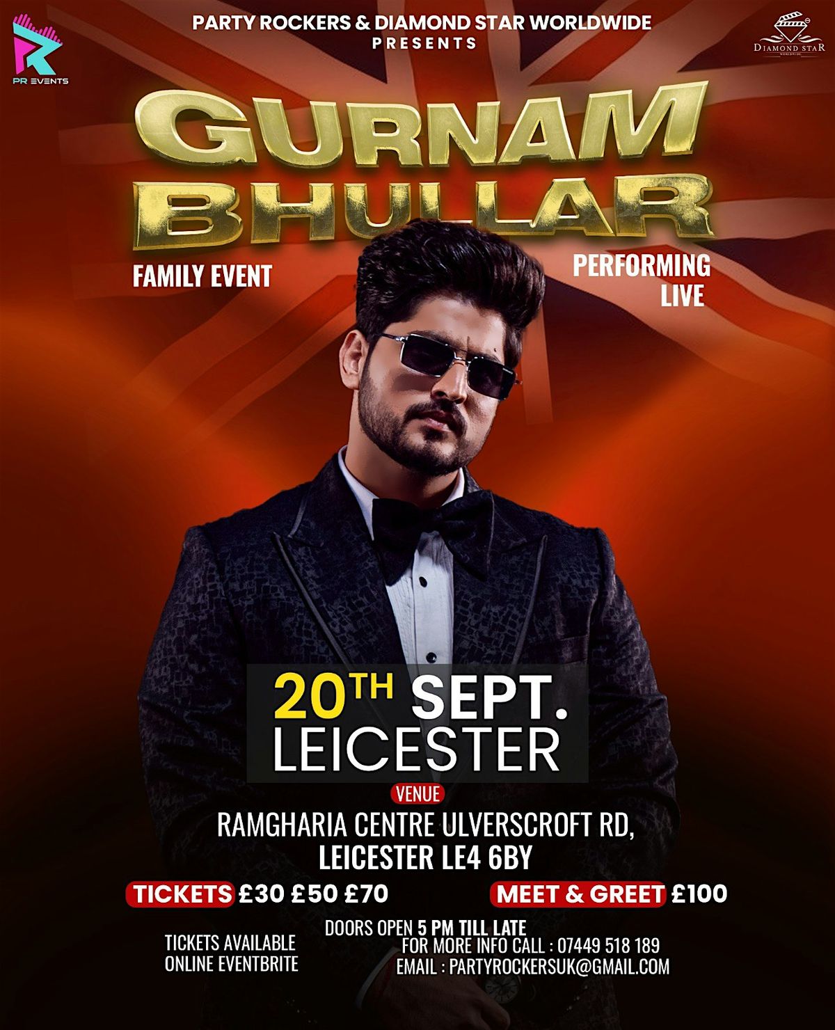 GURNAM BHULLAR LIVE IN LEICESTER 2024