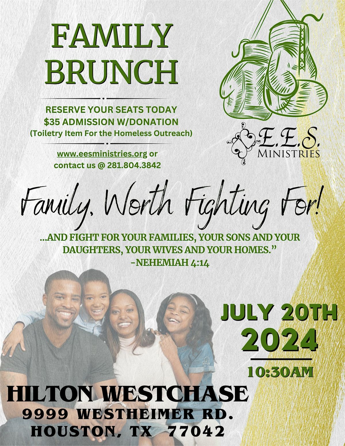 Family, Worth Fighting For !  Family Brunch