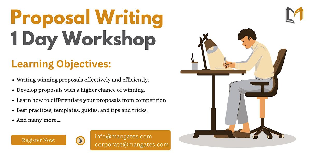 Proposal Writing 1 Day Workshop in Providence, RI on Sep 23rd, 2024