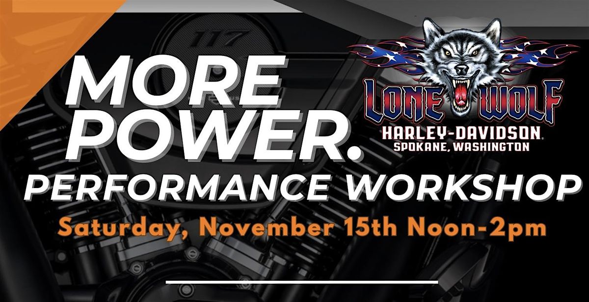 More Power. Performance Workshop.