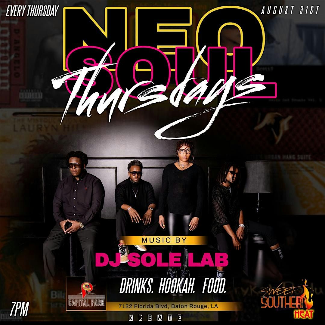 Thursday \u201cNeo Soul Nights\u201d