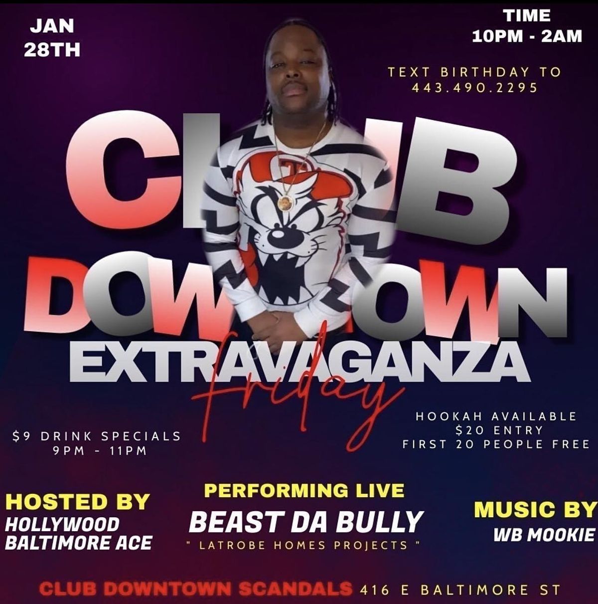 Friday Beast Da Bully Party Extravaganza, 416 E Baltimore St, 28 ...