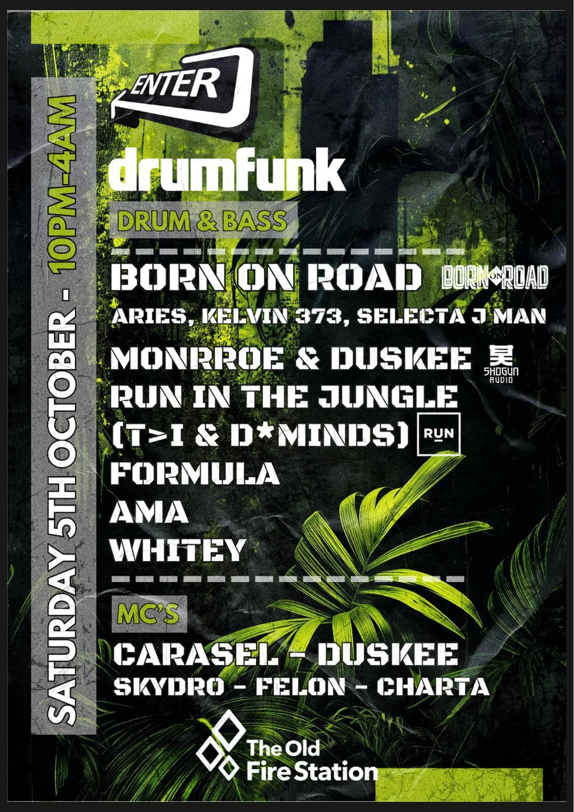 Enter & Drumfunk - Born On Road, Monrroe & Duskee + more