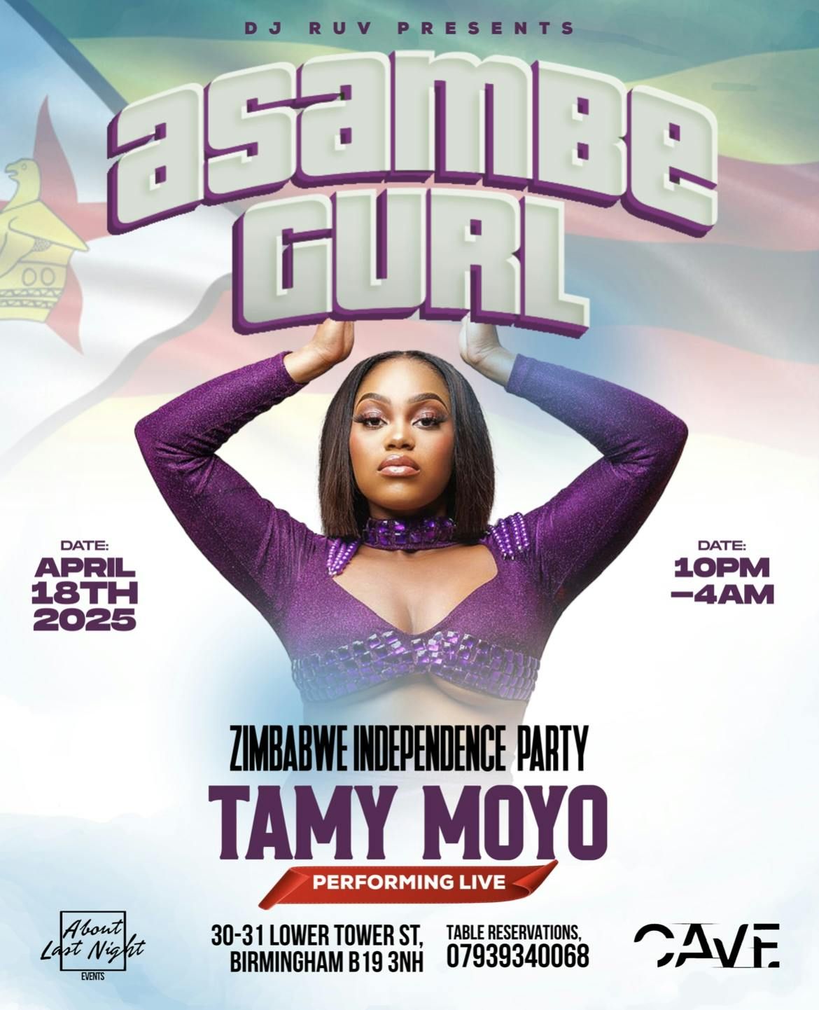 TAMY MOYO LIVE @CaveClub \u201cASAMBE GURL\u201d ZIM INDEPENDENCE