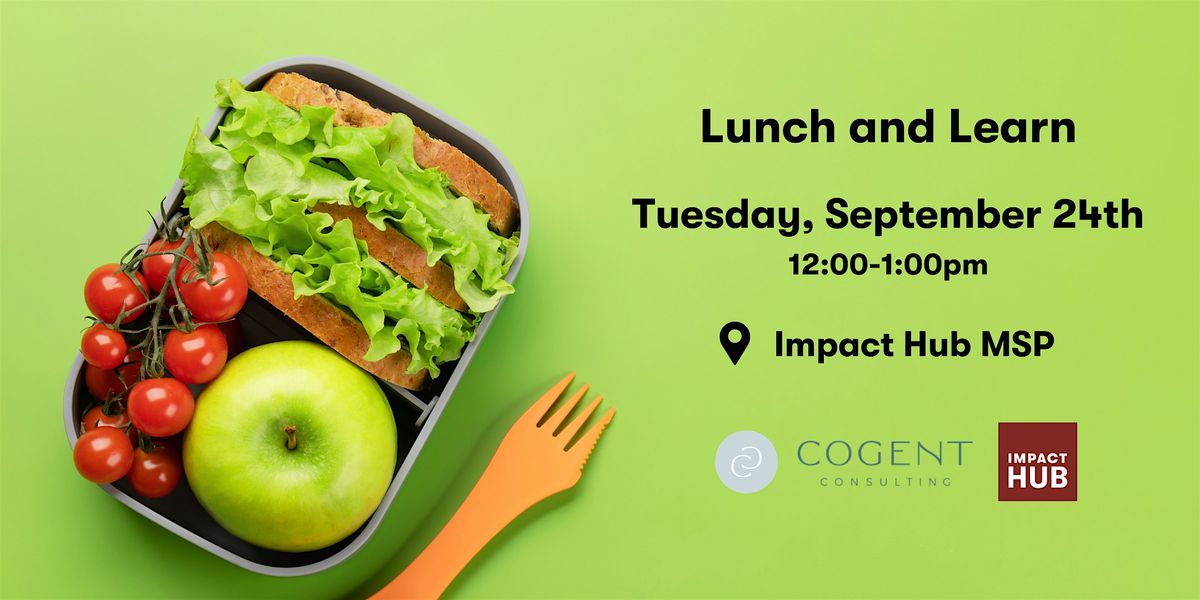 Lunch and Learn - Cogent's Social Entrepreneur Roundtable with Susan Hammel