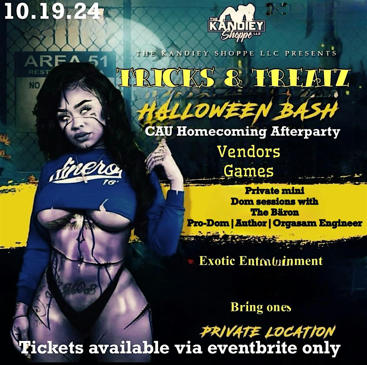 Tricks & Treats Halloween bash CAU Homecoming event