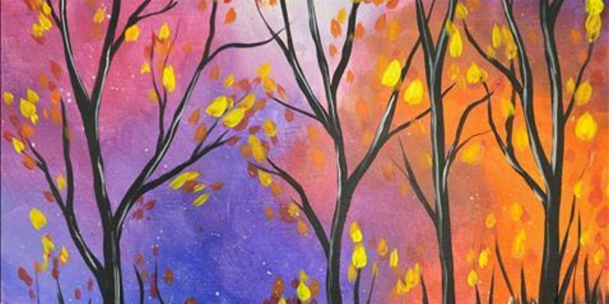 The Vibrant Shades of the Autumn Sky - Paint and Sip by Classpop!\u2122