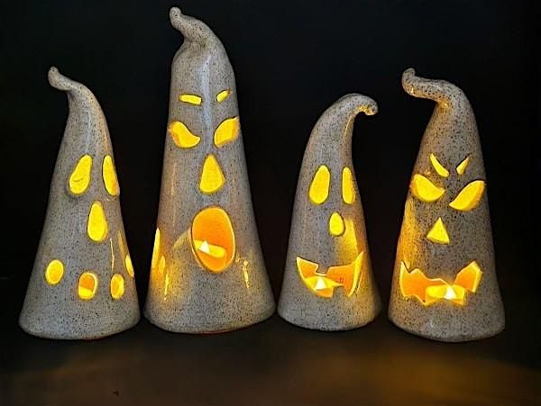 Halloween Hand Building Class - Learn How to Make Your Own Ghost Luminaries