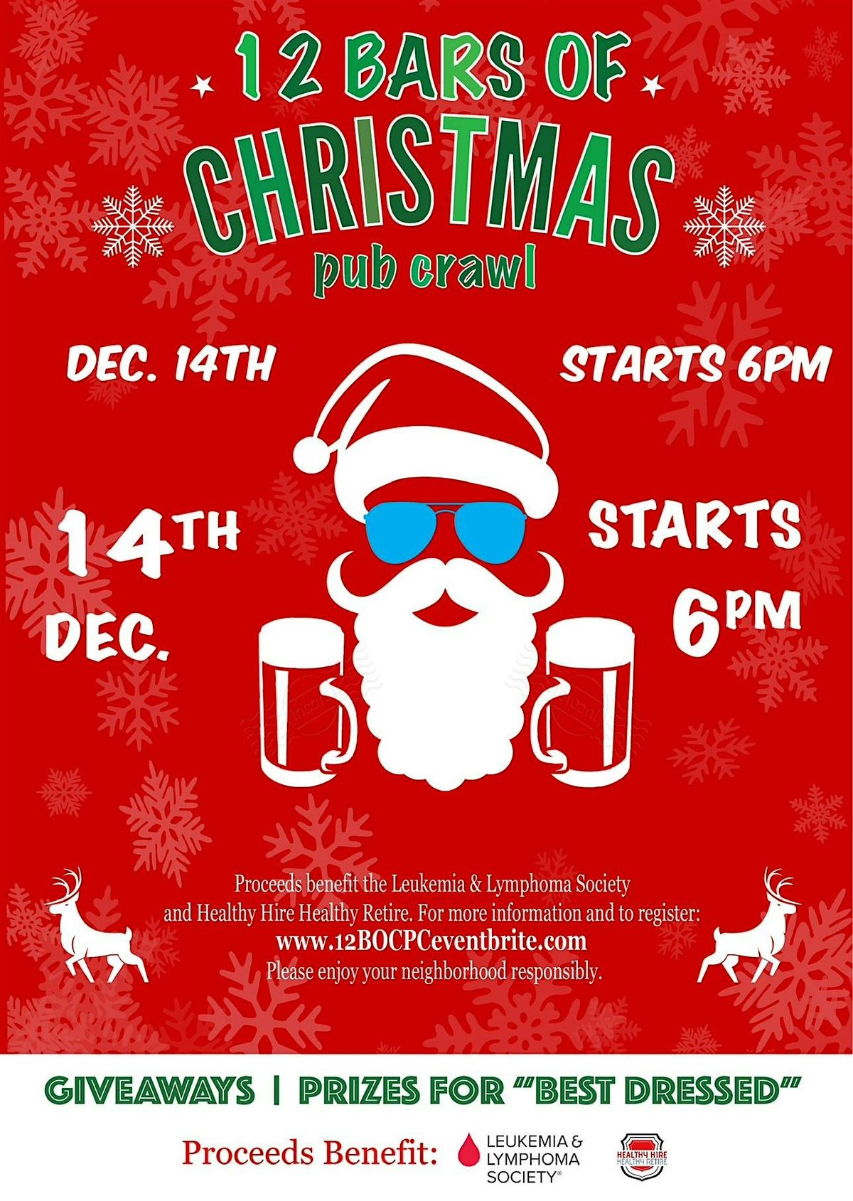 12 Bars of Christmas Charity Bar Crawl