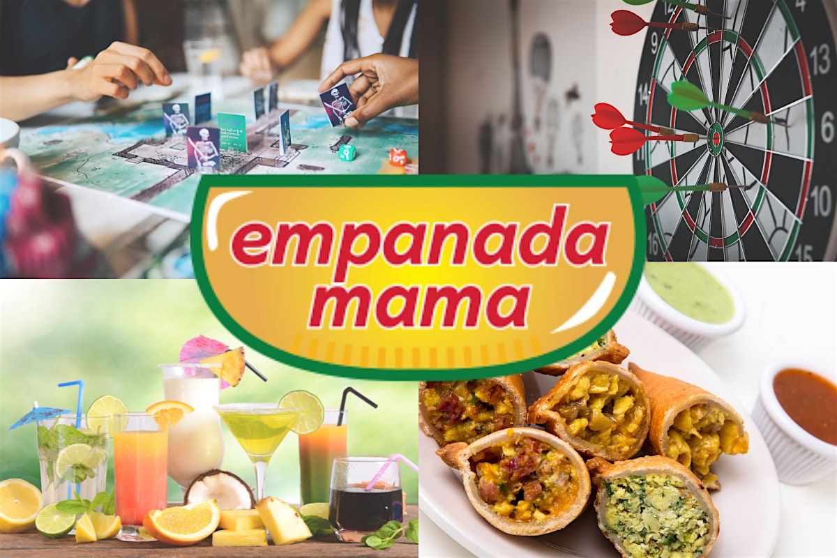 Sunday Funday Fiesta: Empanadas, Games & Darts Extravaganza!