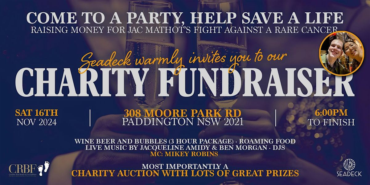 Charity fundraiser for Jac Mathot - Saturday 16th November 2024