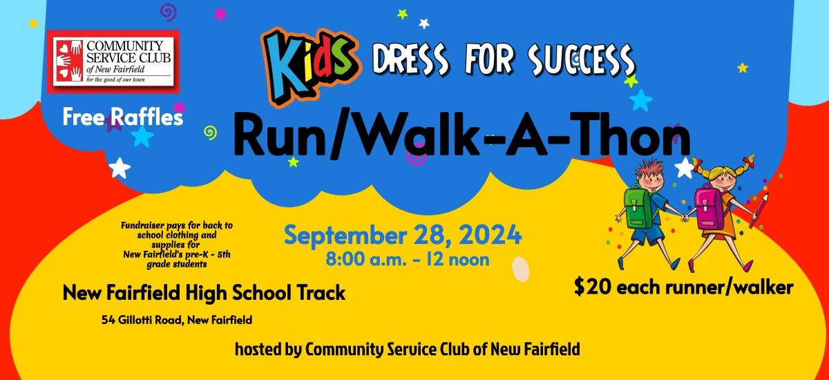 Kids Dress For Success Run\/Walk by Community Service Club of New Fairfield