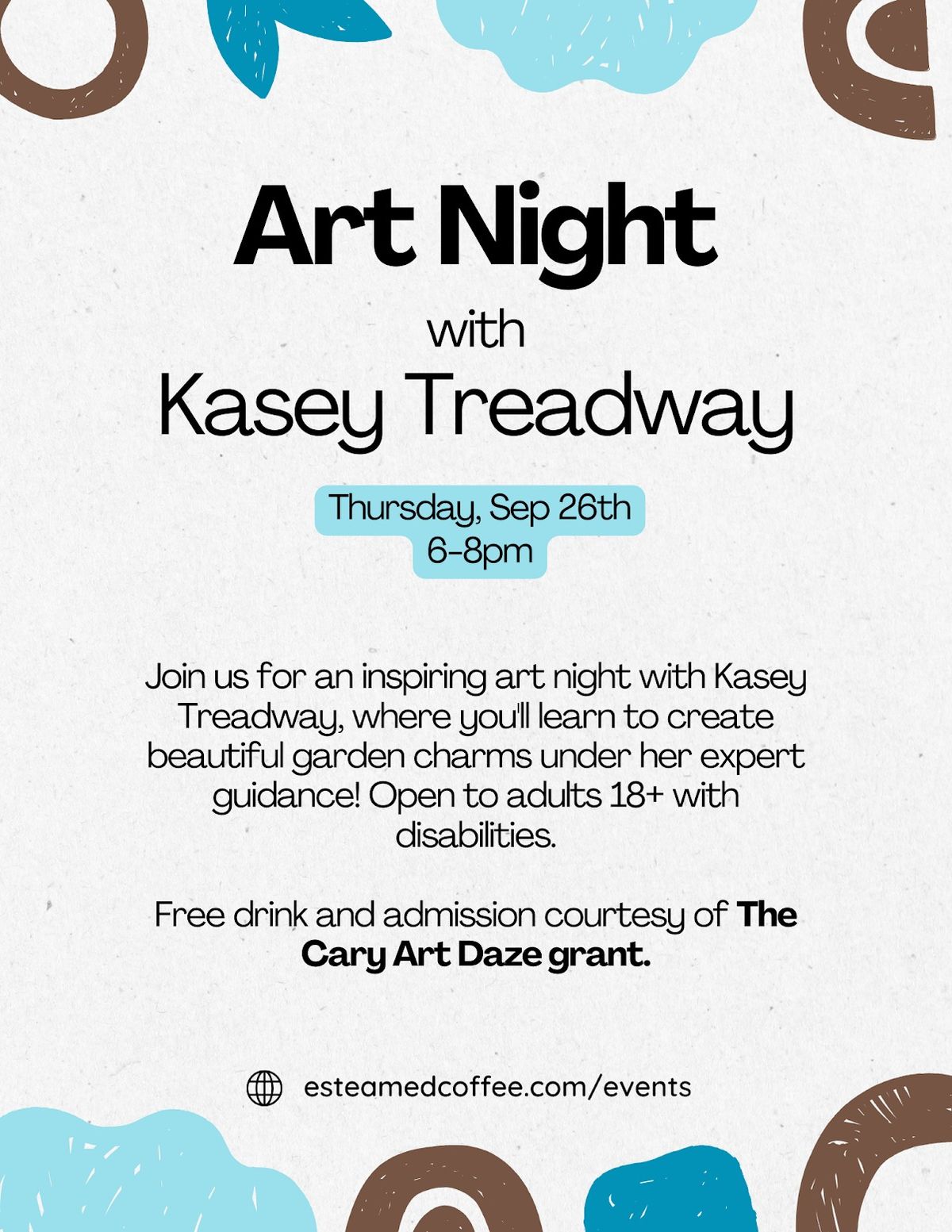 Free TeachAbility Art Night with Kasey Treadway