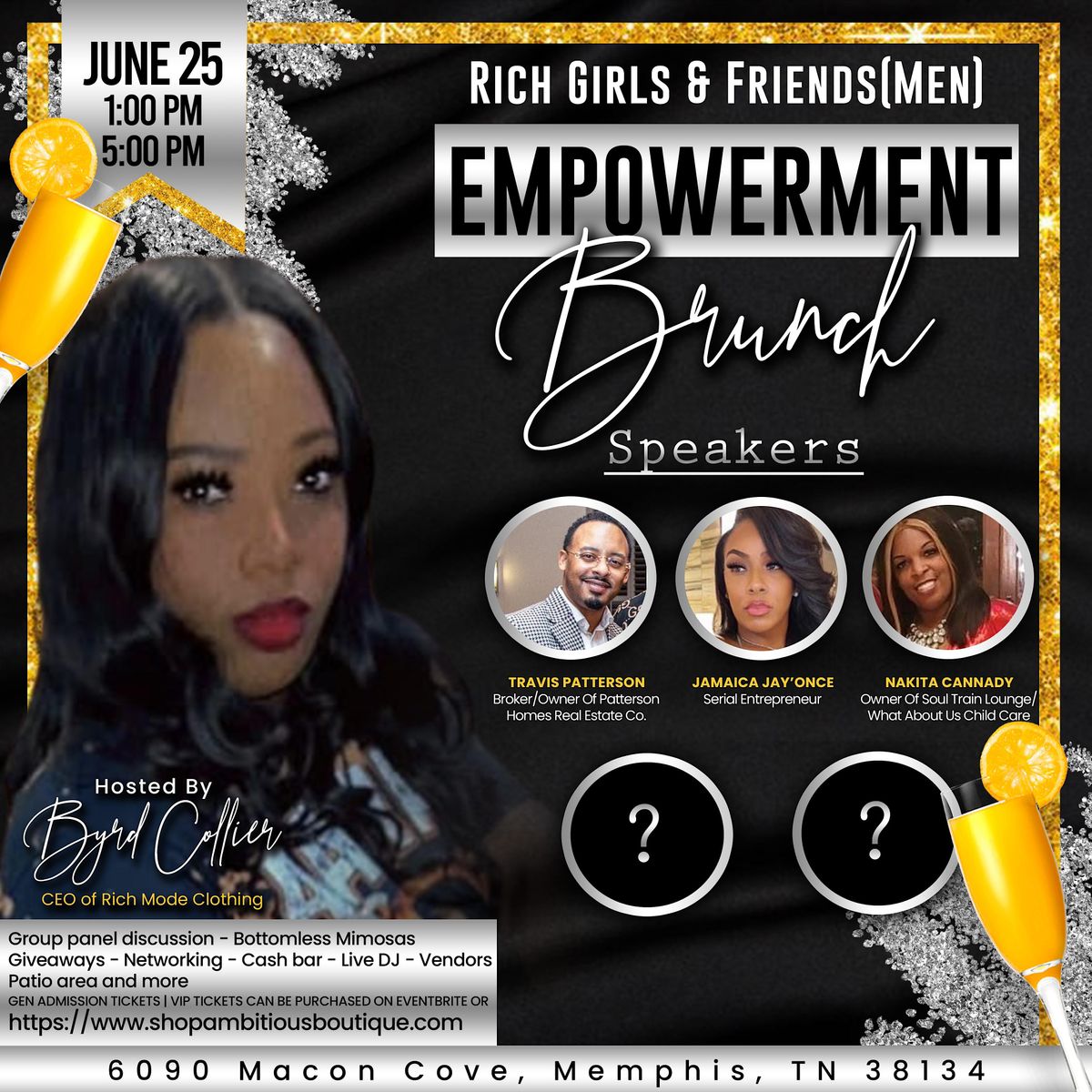 Rich Girls & Friends (Men) Empowerment Brunch