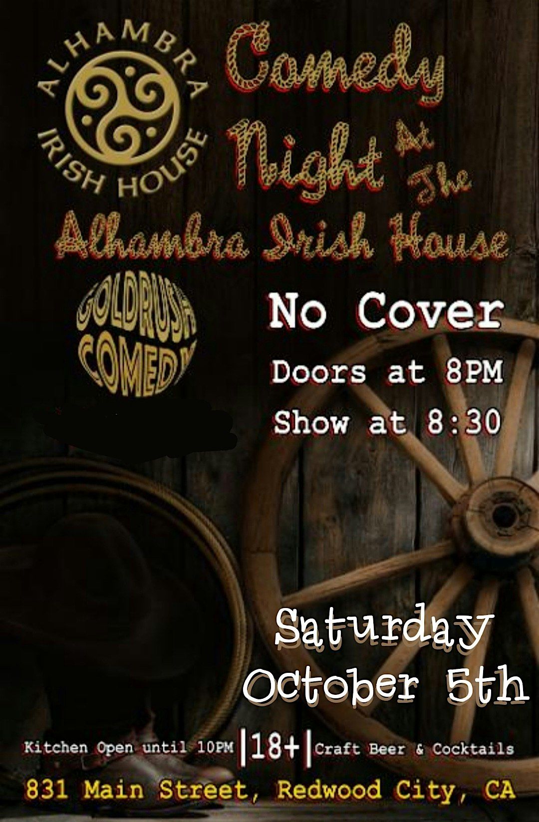 Alhambra Irish House Comedy Night