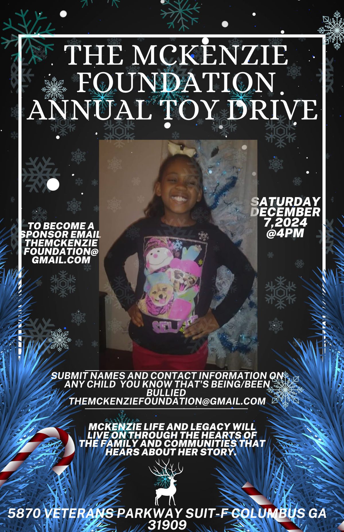 5th Annual McKenzie Foundation Toy Drive