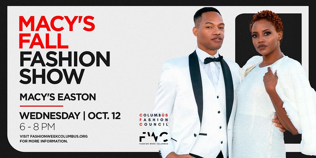 Macy Raston Macys Fall Fashion Show, Macy's at Easton (Car Park Rooftop), Columbus ...