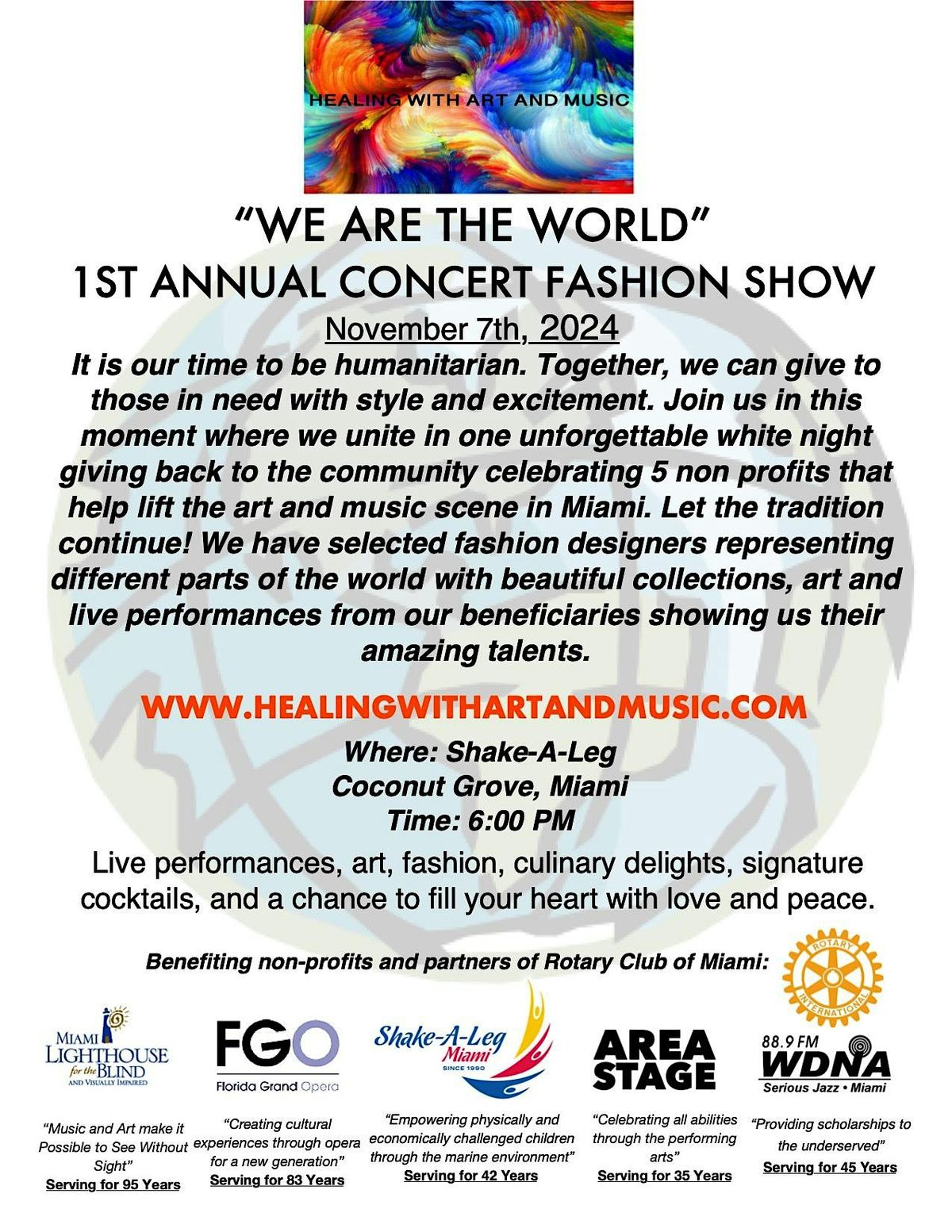 We Are The World 1st Annual Concert Fashion Show