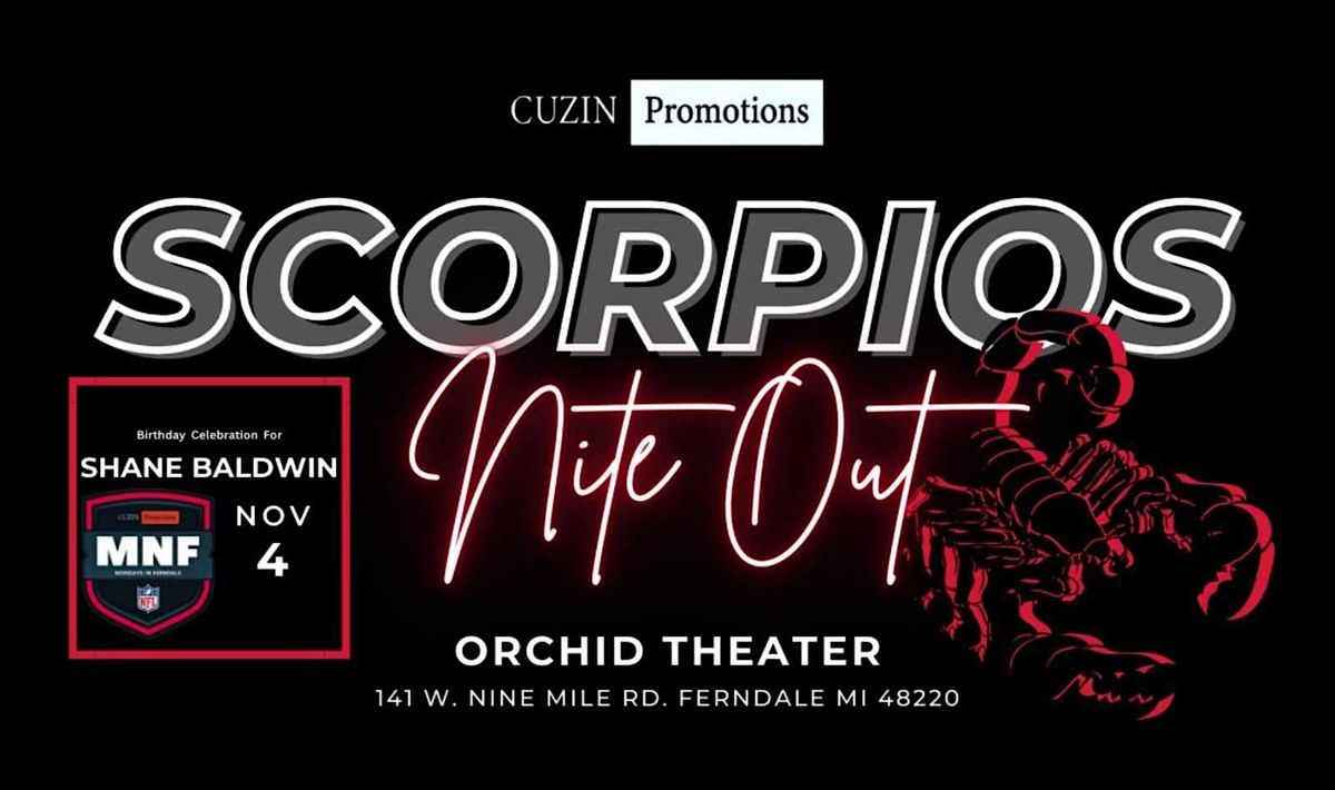 MNF Presents...Scopio's Nite Out