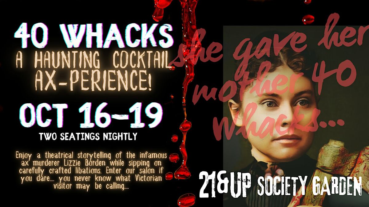 40 Whacks: A Haunting Cocktail Ax-Perience