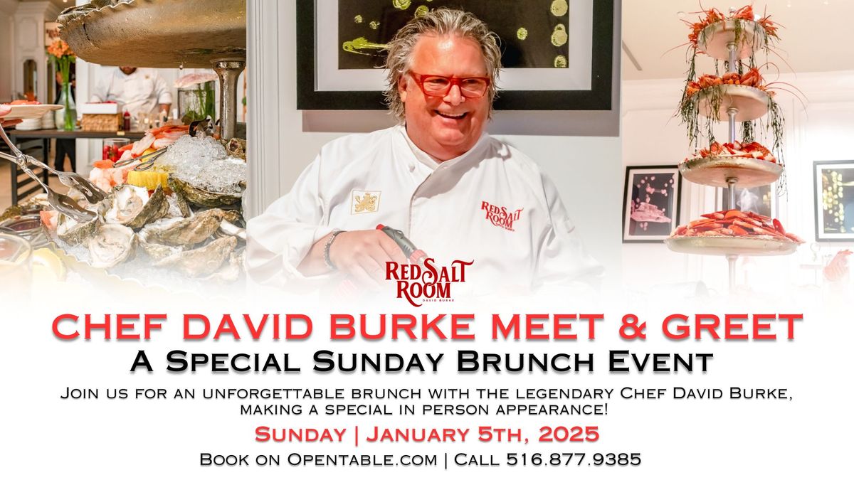 Chef David Burke Meet & Greet: A Special Sunday Brunch Event 