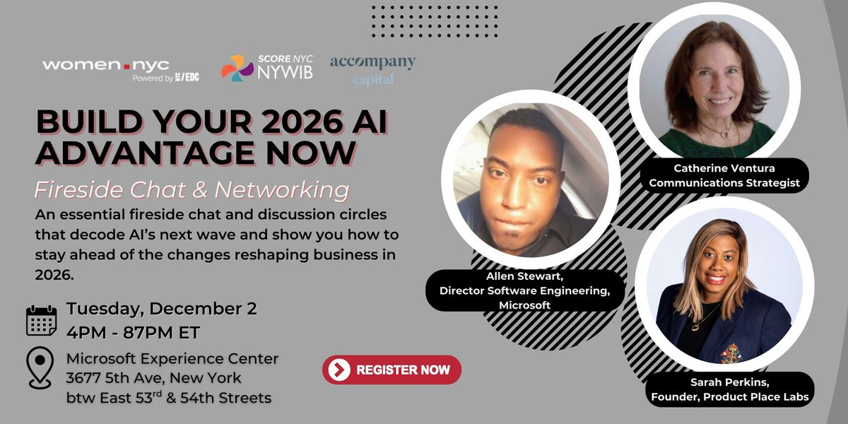 Build Your 2026 AI Advantage Now!