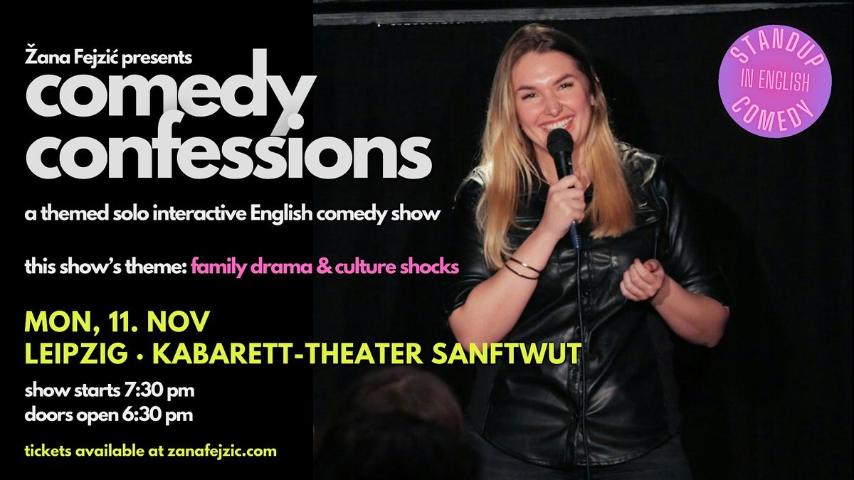 Comedy Confessions: An Interactive English Comedy Show (Leipzig)