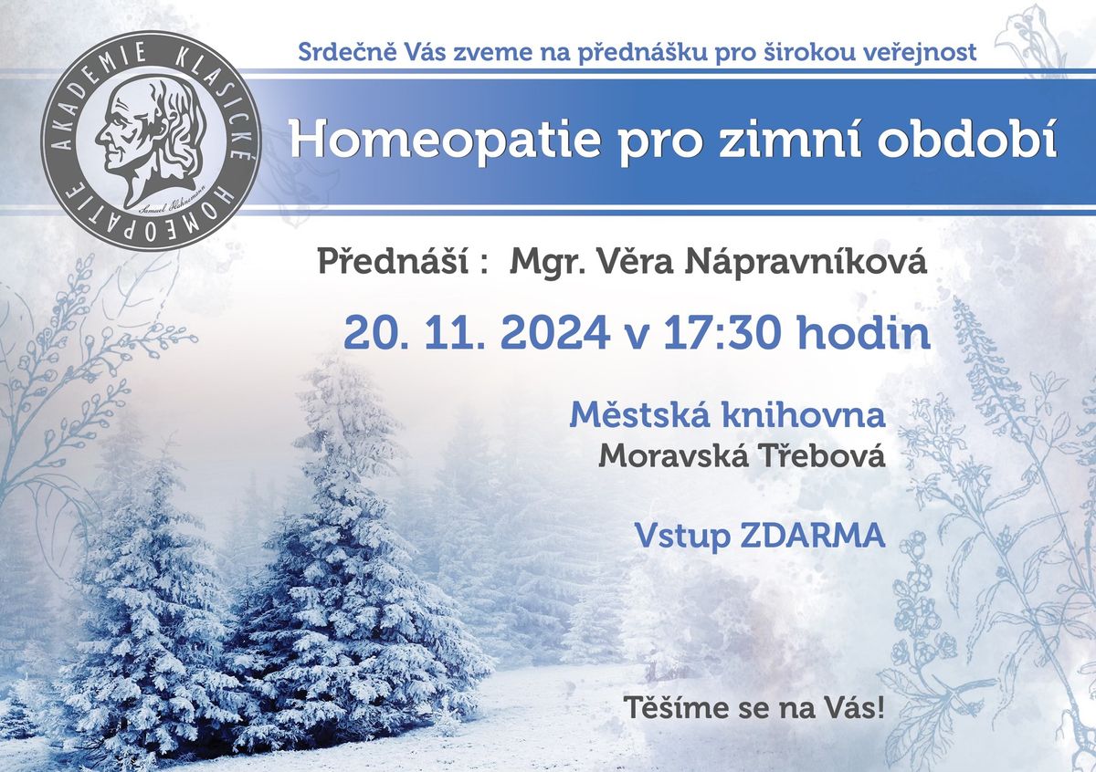 Homeopatie pro zimn\u00ed obdob\u00ed