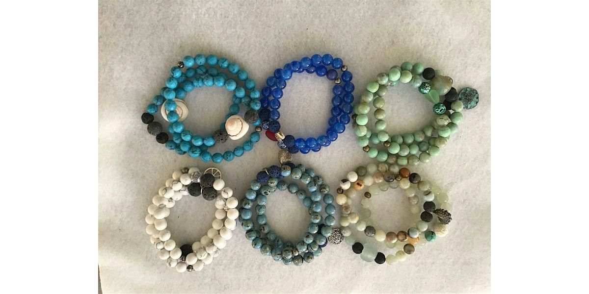 SEMI-PRECIOUS GEMSTONE CLASS - 2 BRACELETS