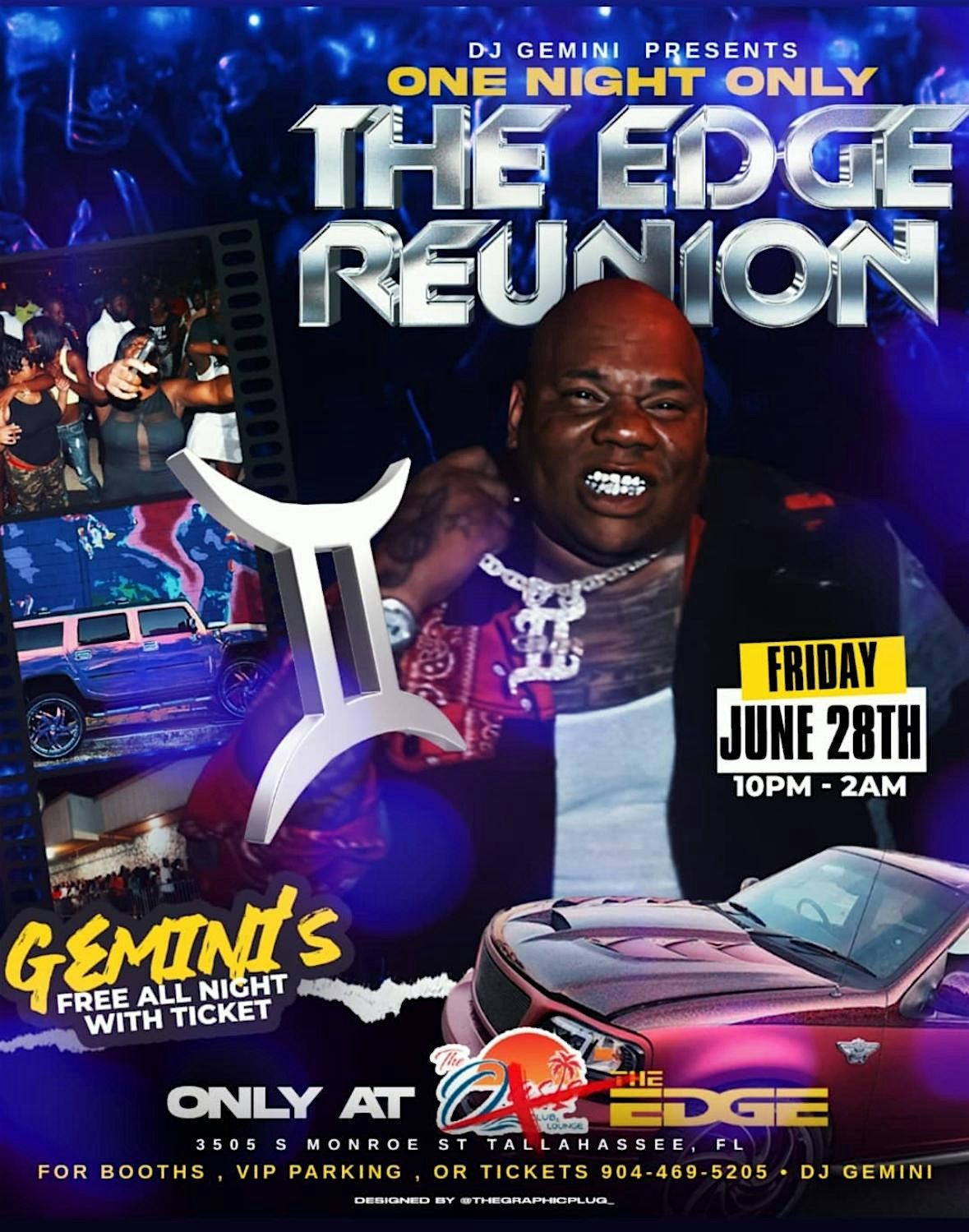 The Edge Reunion One Night Only Friday 18+