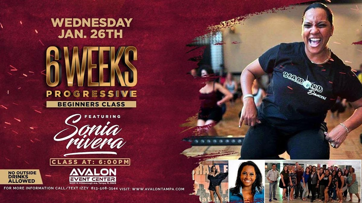 BEGINNER: Salsa Progressive Dance Class with Sonia Rivera - NEW TIME!