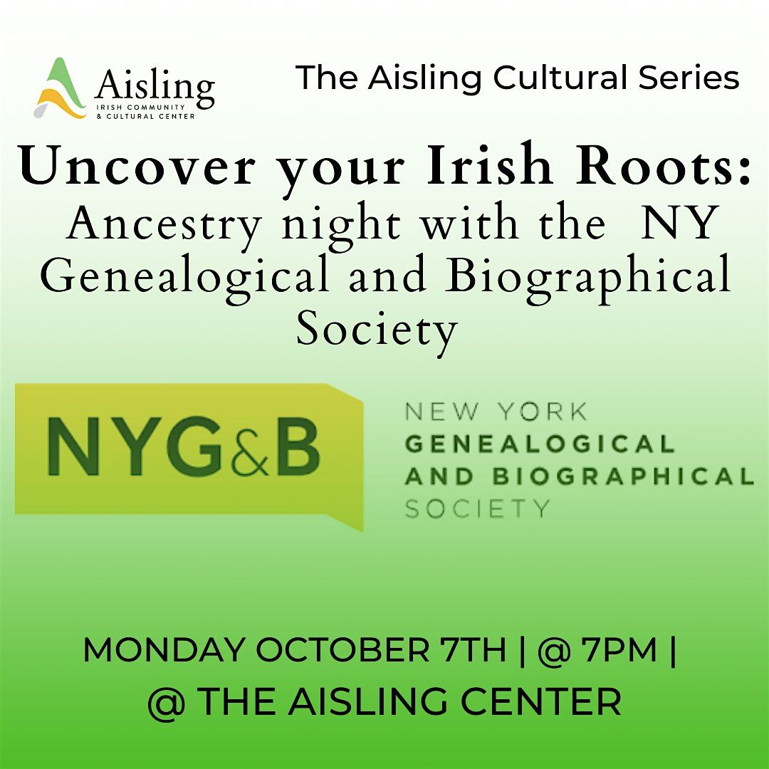 Ancestry Night with the NY Genealogical and Biographical Society