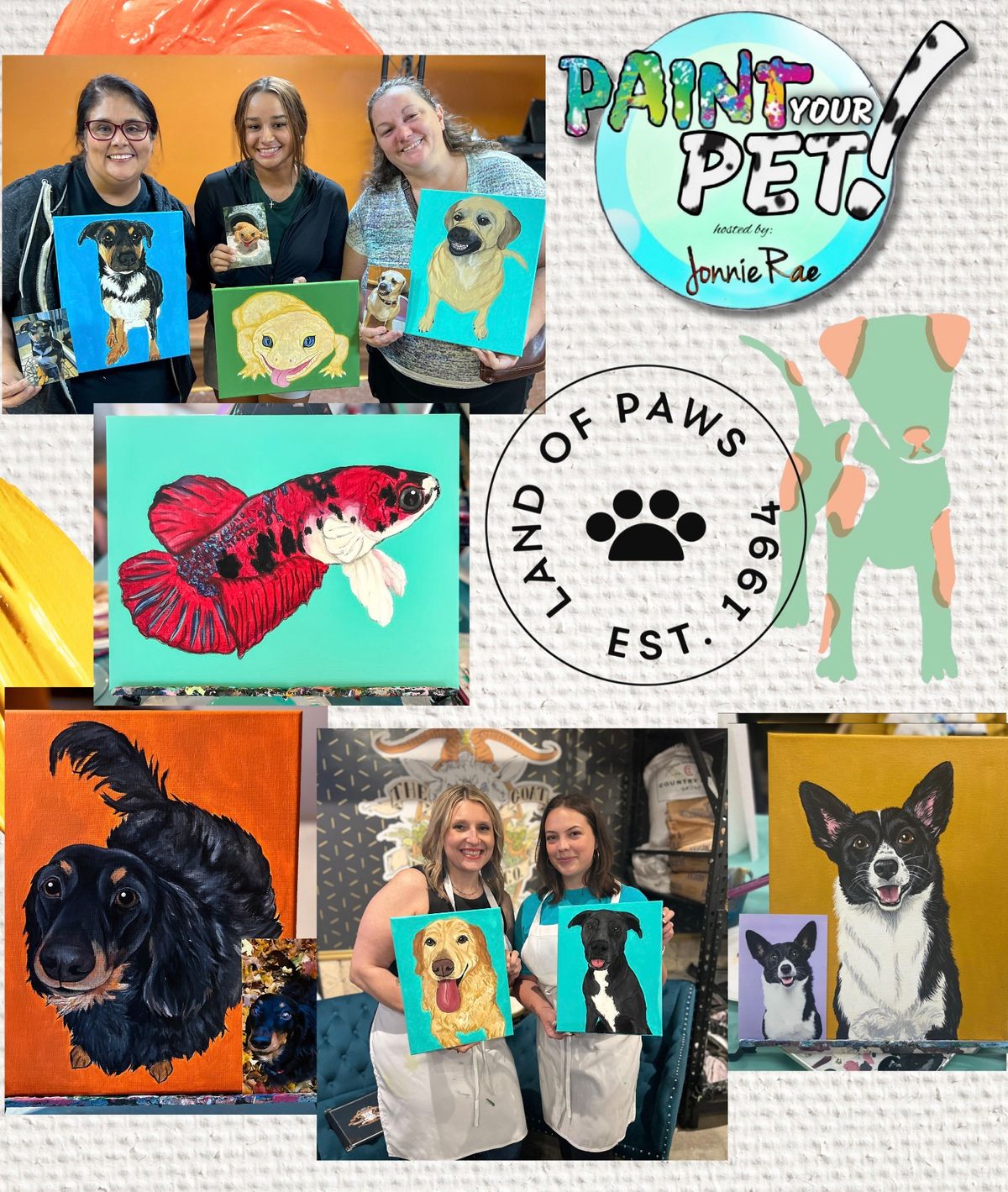 Paint Your Pet at Land of Paws! 