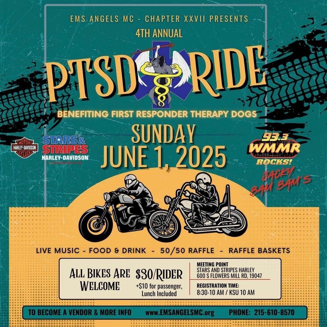 Ems Angels MC XXVII 4th Annual PTSD RIDE 