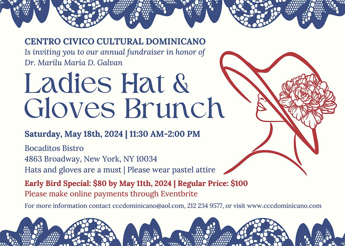CCCD Annual Fundraising Ladies Hat and Gloves Brunch