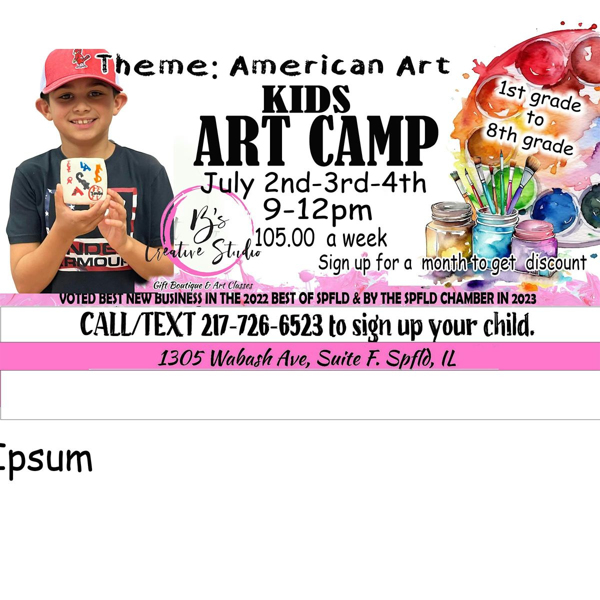 Summer Camp Week 5 July 2-3-4