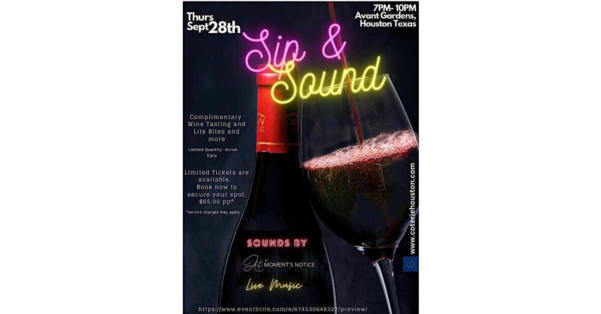 Sip and Sound