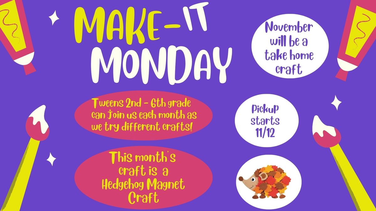 Tween Make-It Monday