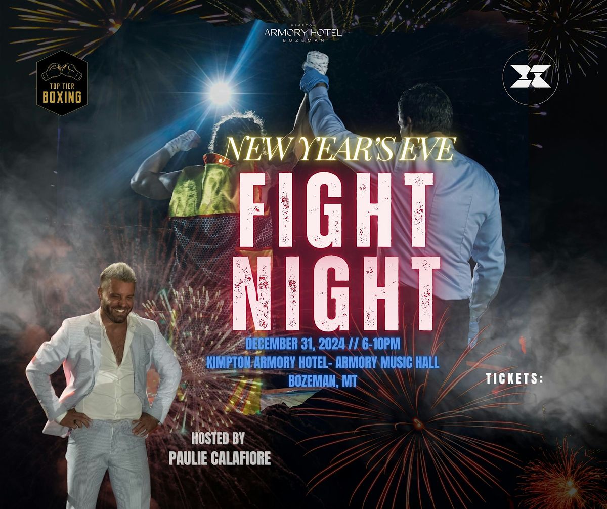 The Ten Productions & Top Tier Boxing New Years Eve FIGHT NIGHT!!