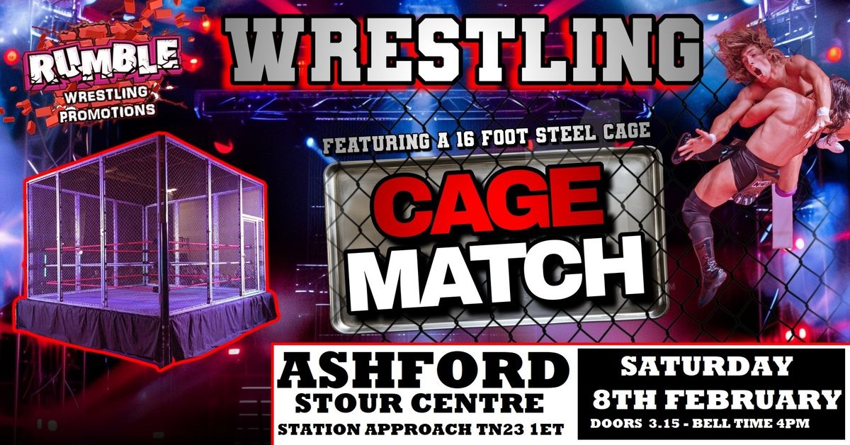 Rumble Wrestling comes to Ashford with a 16ft Cage Match