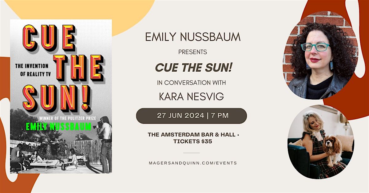 Emily Nussbaum presents Cue the Sun!