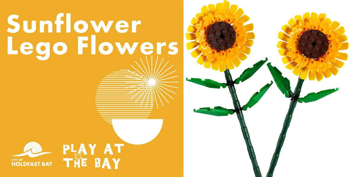 Sunflower Lego Flowers (ages 8+)