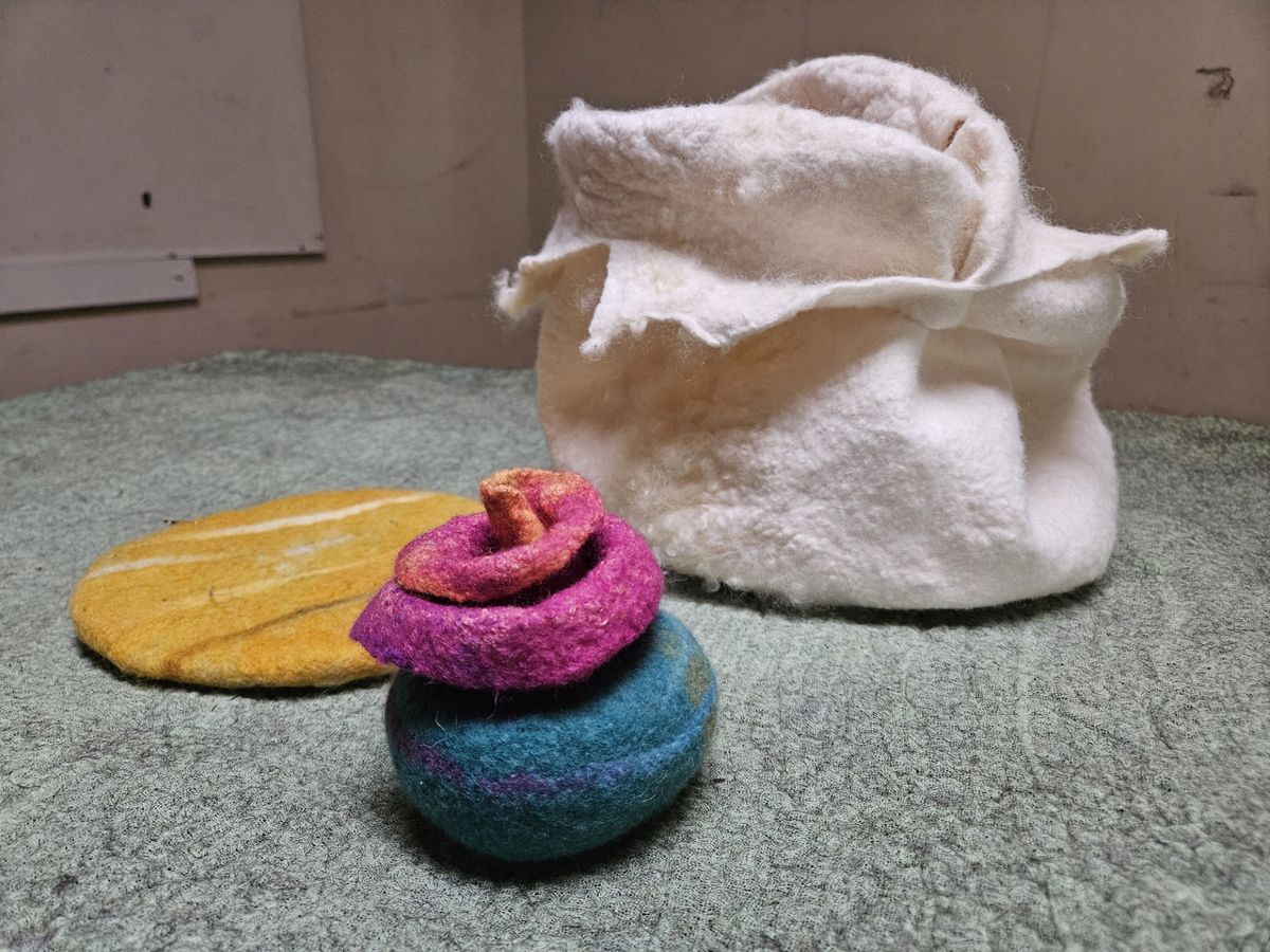 Feltmaking with The Fibre Sisters