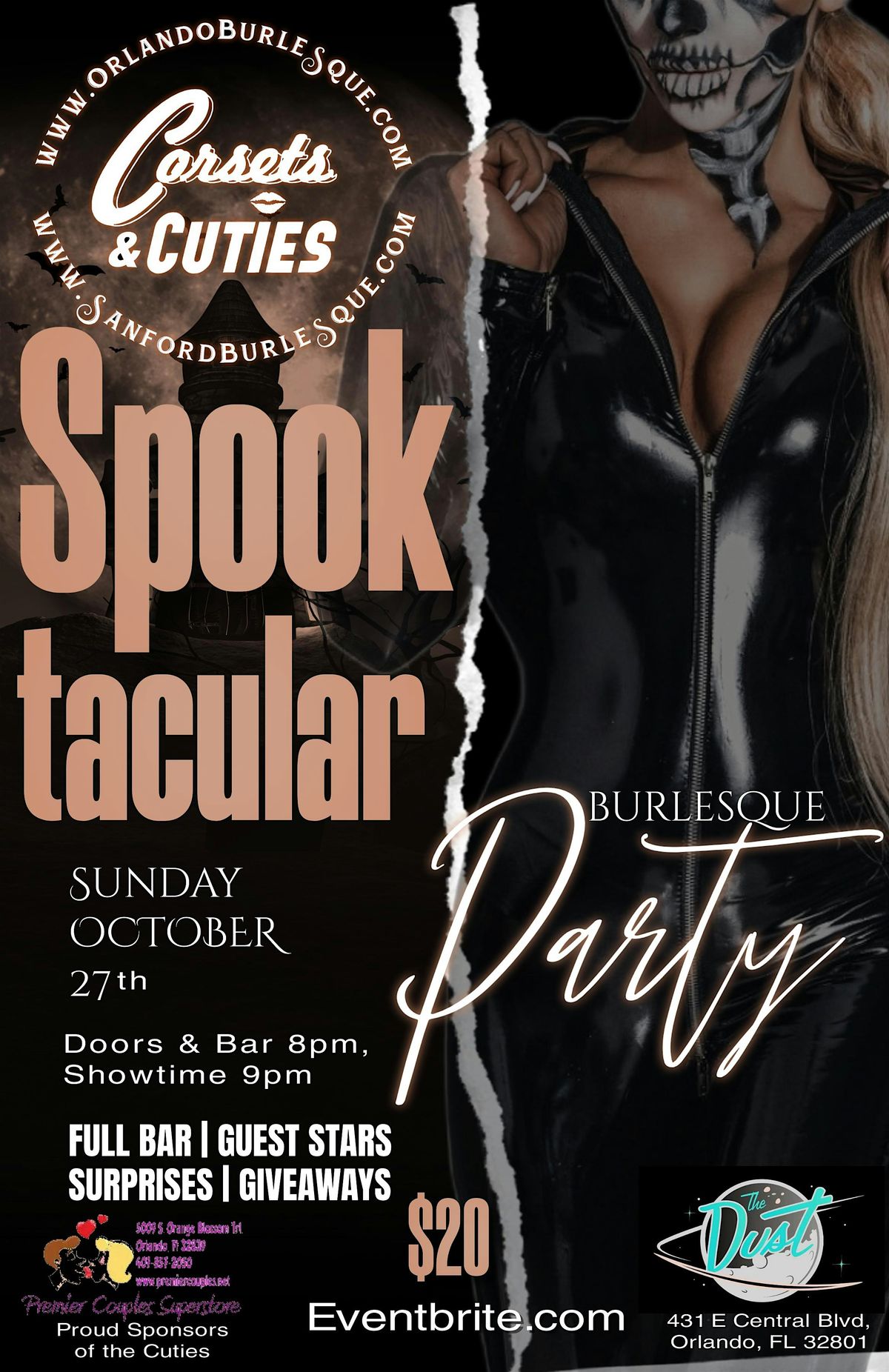 Corsets & Cuties Spooktacular Burlesque Party!