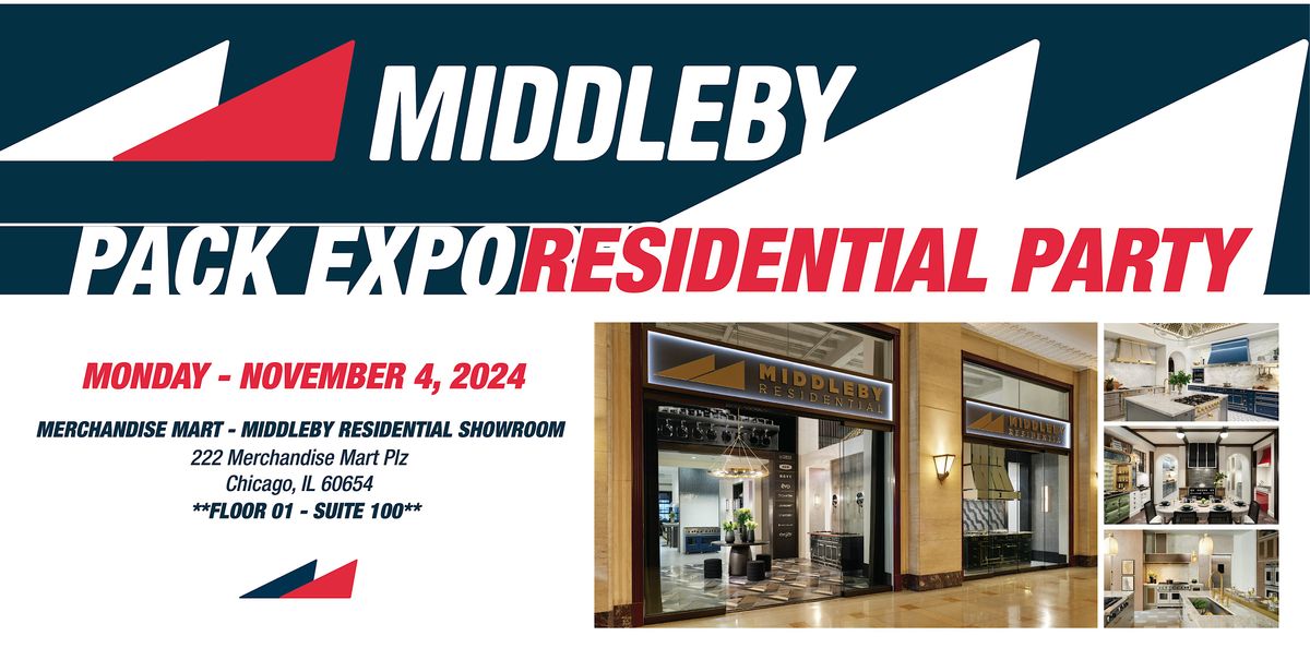 MIDDLEBY Residential Party | Pack Expo |