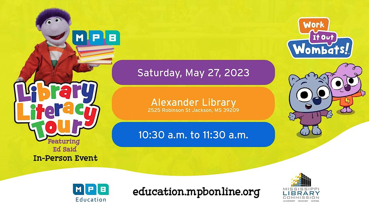MPB Library Literacy Tour, May 27th, 2023
