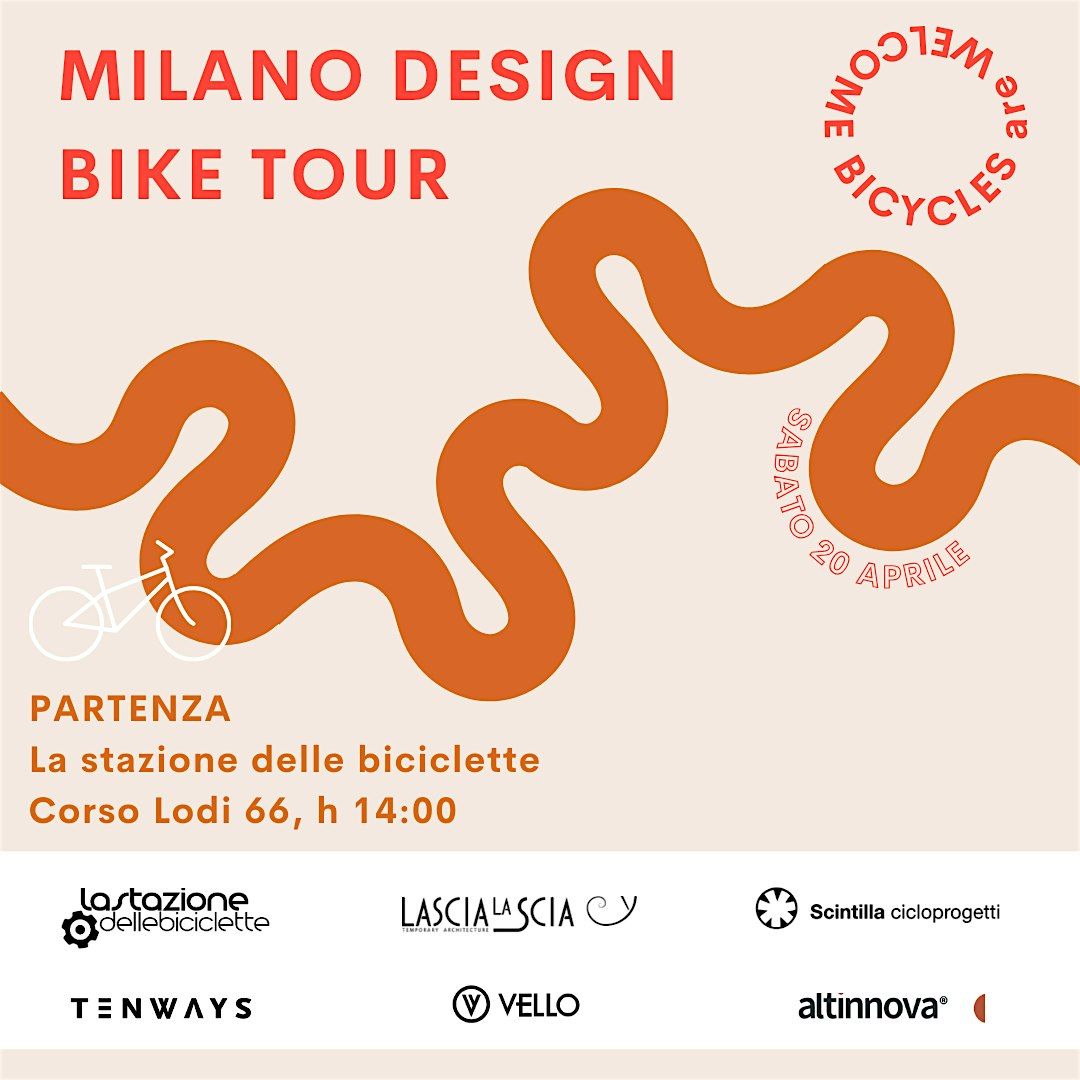 Milano design bike tour - bicycles are welcome!
