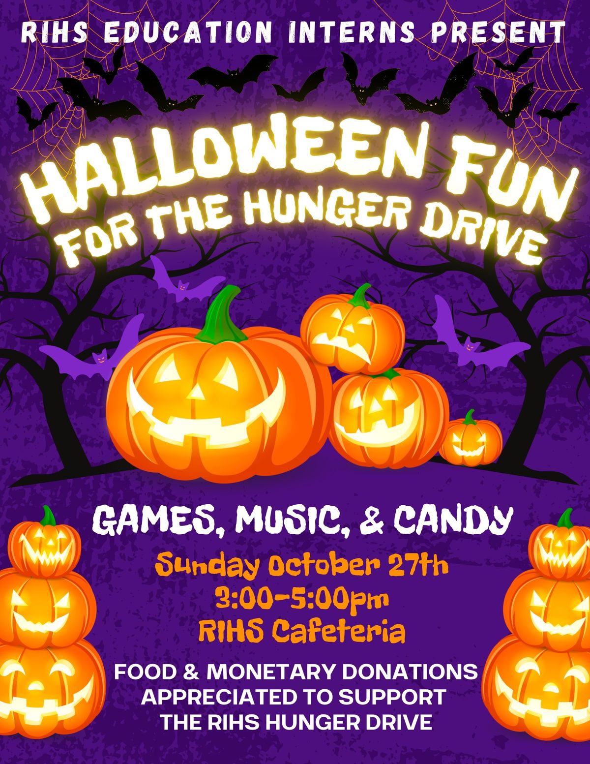 Halloween Fun for the Hunger Drive