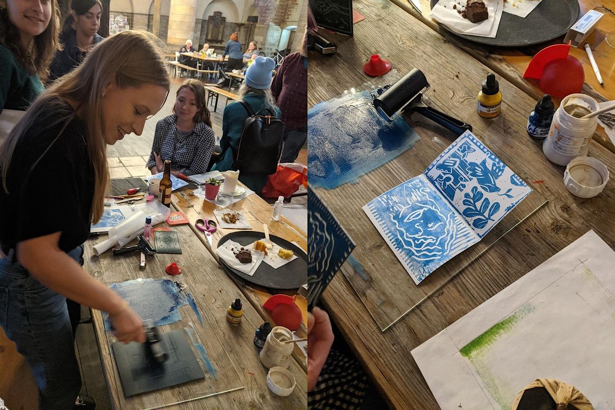 Christmas Cards 2024 Lino Printing Workshop